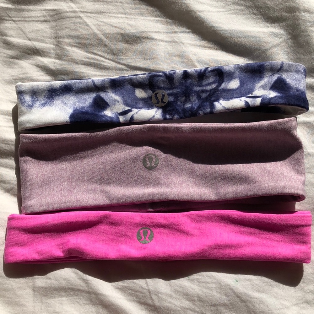 Assorted Lululemon headbands